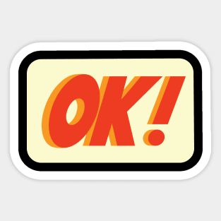 OK Sticker